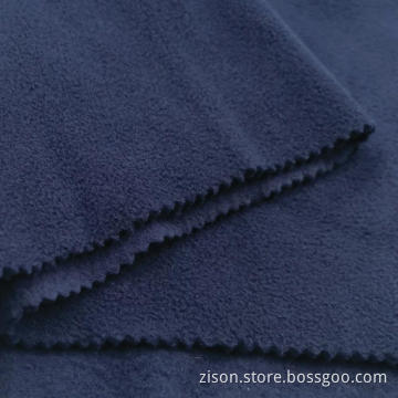 Polare Fleece-Stoffe aus massivem gebürstetem Polyester mit niedrigem MOQ